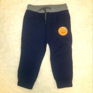 NWT Children's Place navy blue lounge pants, 9-12M